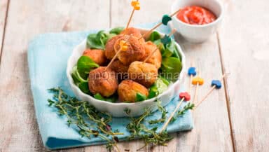 Polpettine con tonno e capperi