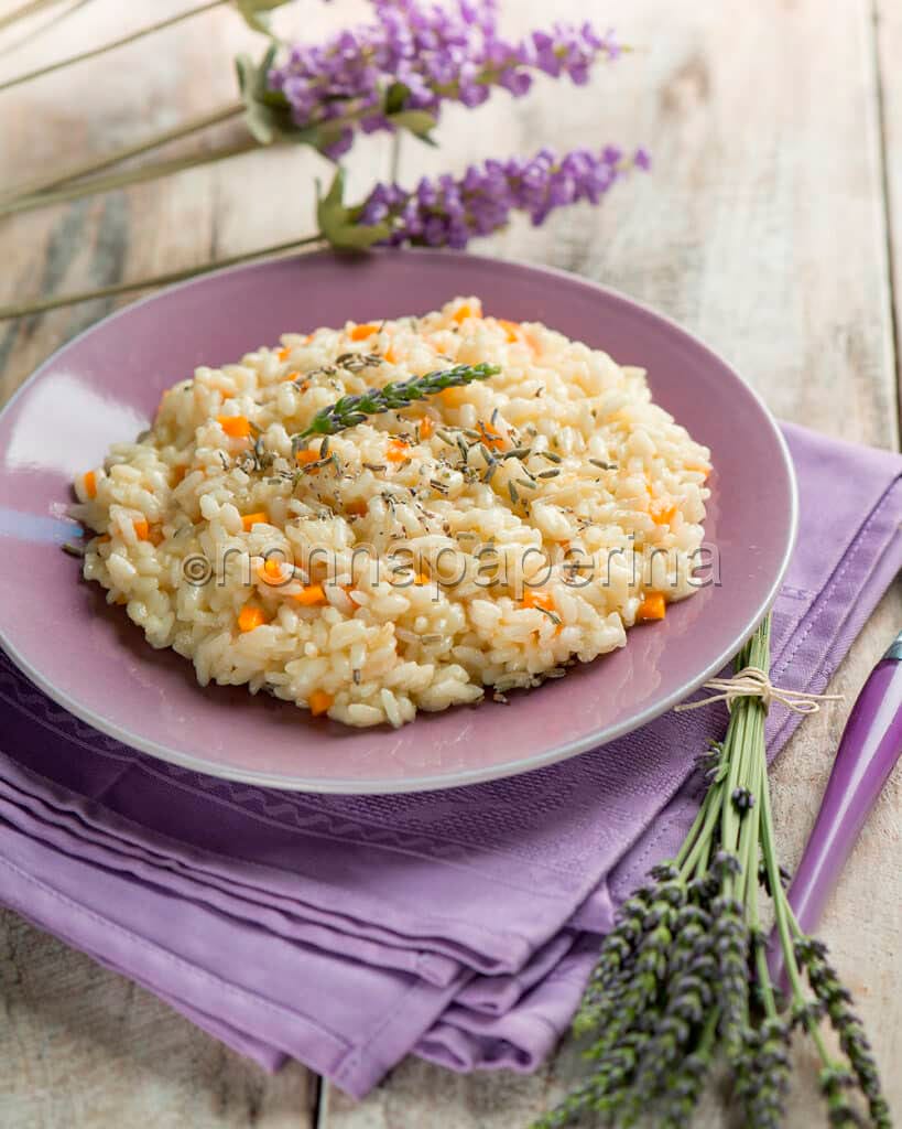 Risotto al profumo di lavanda
