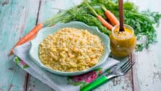 Risotto con pesto di carote, una variante gustosa Risotto con pesto di carote, una variante gustosa