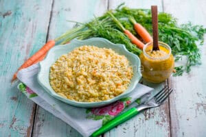 Risotto with carrot pesto, a tasty variation Risotto with carrot pesto, a tasty variation