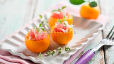 Tartare di tonno e calamondino