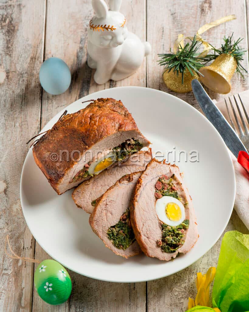 Tasca di vitello ripiena