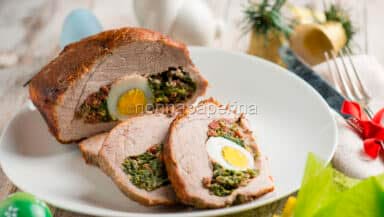 Tasca di vitello ripiena