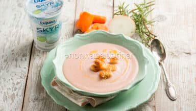 Vellutata di carote e barbabietola