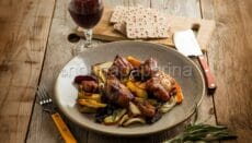 Coda di vitello con salvia e patate
