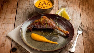 Coscia di oca al bergamotto