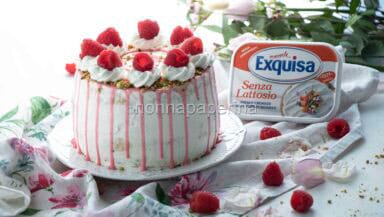 drip cake ai lamponi