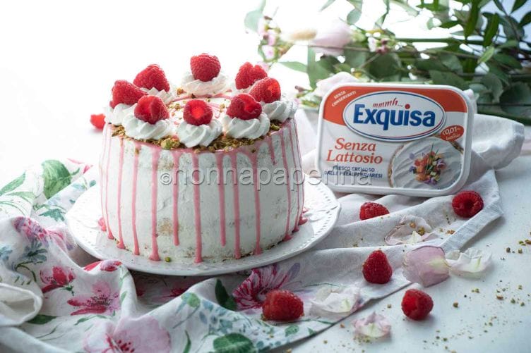 Drip cake ai lamponi, una torta per la Festa della Mamma drip cake ai lamponi