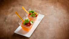 Gelatina al melone, un antipasto tra dolce e salato Gelatina al melone, un antipasto tra dolce e salato