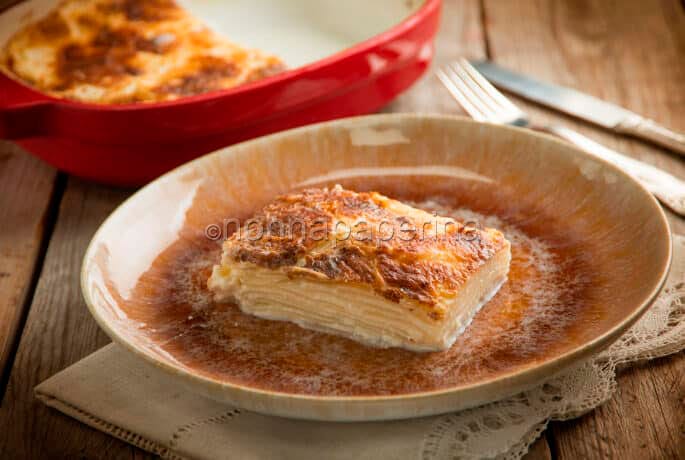 Millefoglie di cavolo rapa