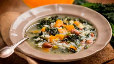 Minestra di cavolo nero e zucca