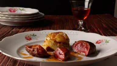 Petti di piccione al Vin Santo