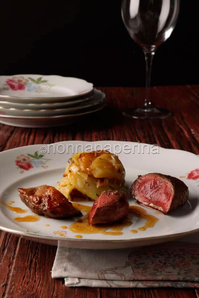 Petti di piccione al Vin Santo