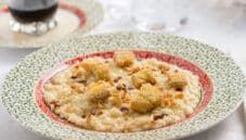 Risotto al Grana Padano e anguilla per un Natale diverso Risotto al Grana Padano e anguilla per un Natale diverso
