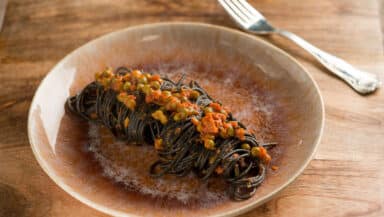 Spaghetti al nero di seppia