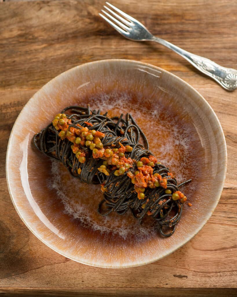 Spaghetti al nero di seppia