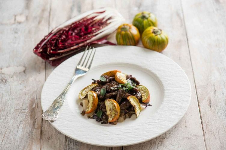 Sfiziosi straccetti di capriolo con aceto balsamico straccetti di capriolo con aceto balsamico