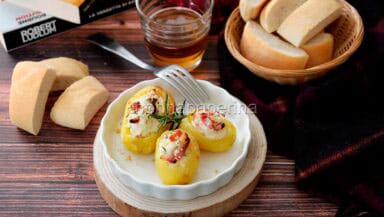 Barchette di patate ripiene