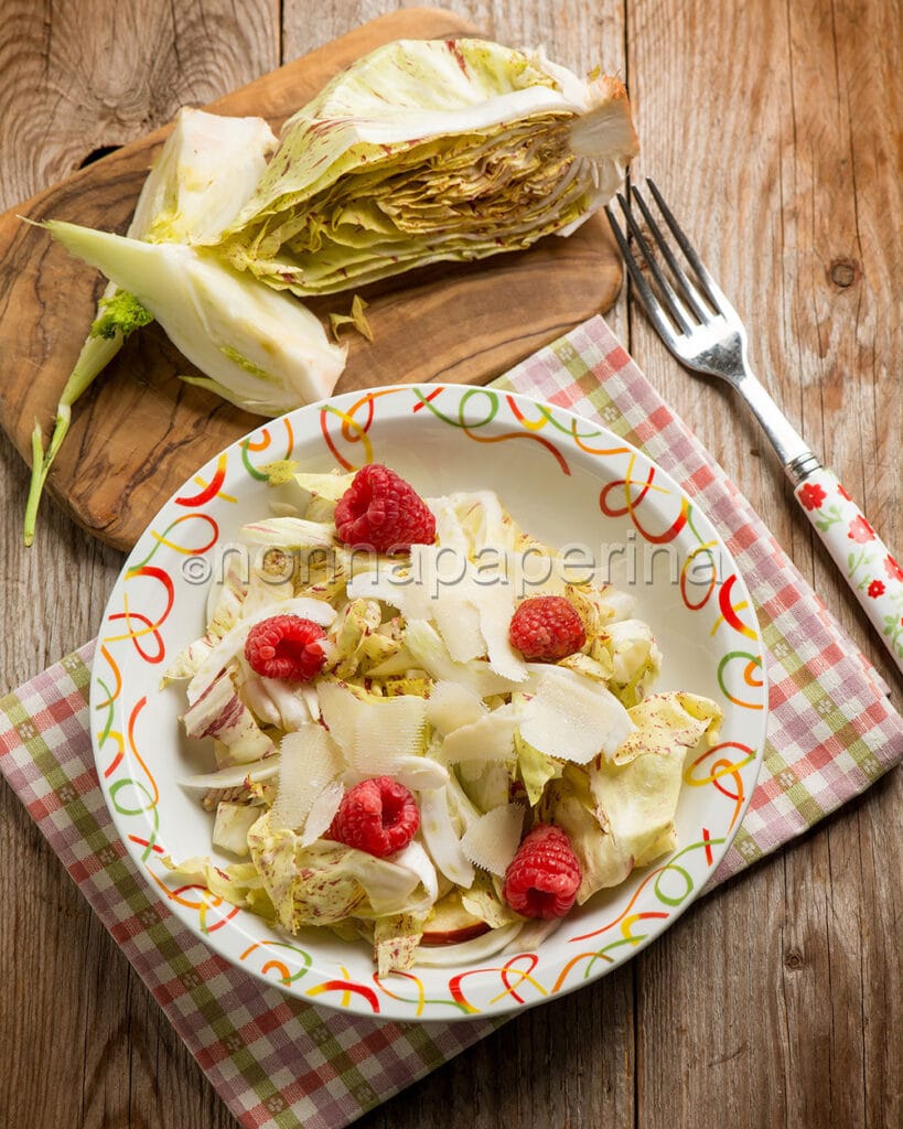 Insalata di radicchio con finocchi e grana Insalata di radicchio con finocchi e grana