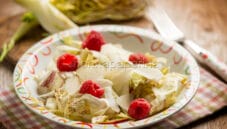 Insalata di radicchio con finocchi e grana, un piatto unico