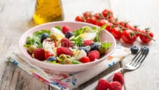 Insalata con uova sode, un piatto iper-proteico