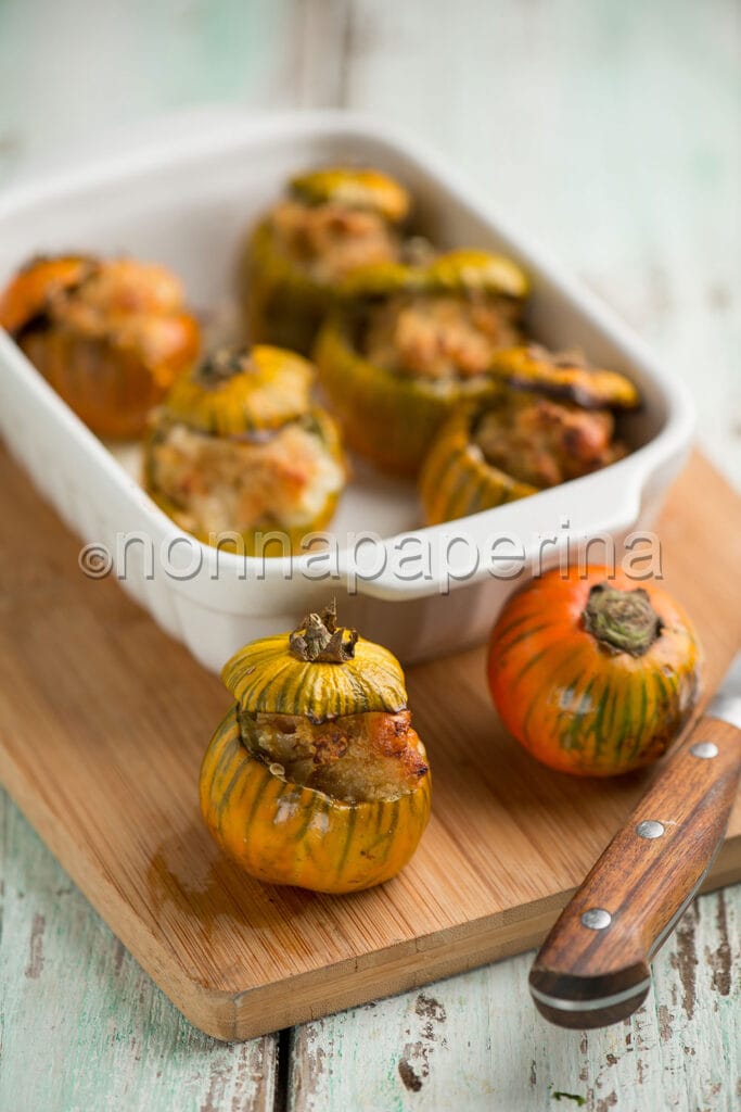 Melanzane rosse di Rotonda DOP ripiene Melanzane rosse di Rotonda DOP ripiene