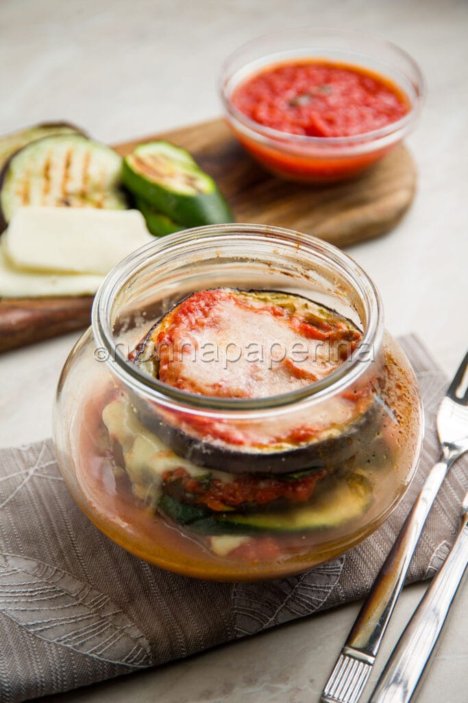 Parmigiana in vaso cottura