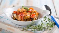 Pesce spada con melanzane, un secondo piatto corposo Pesce spada con melanzane, un secondo piatto corposo