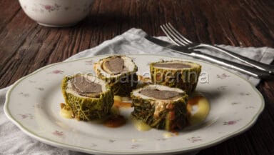 Petto di piccione in manto di verza