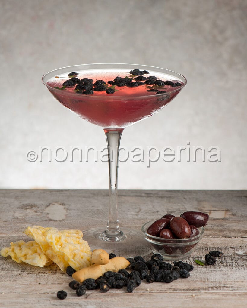 Spritz al mirto e prosecco