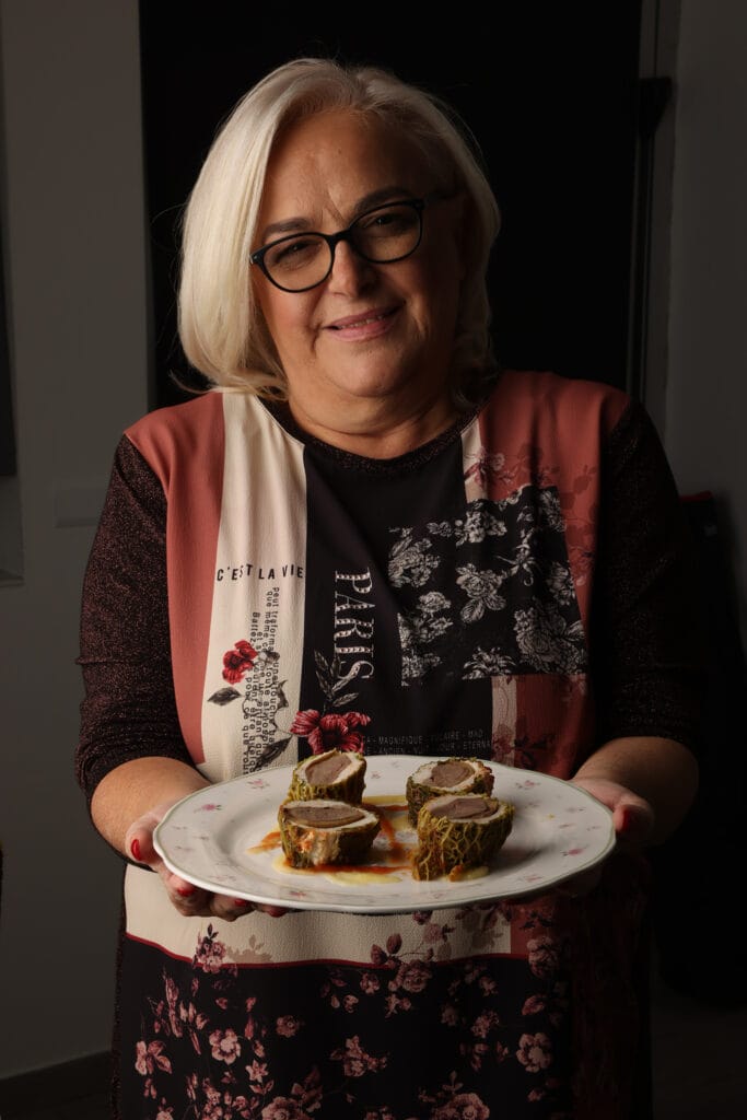 Tizy con petto di piccione