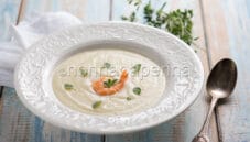 Vellutata di finocchi e gamberi, una crema insolita