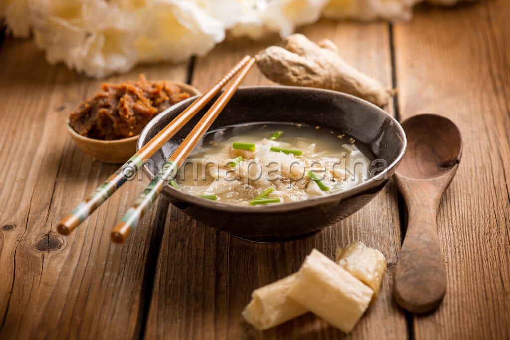 Yuba an con riso Hakumaki