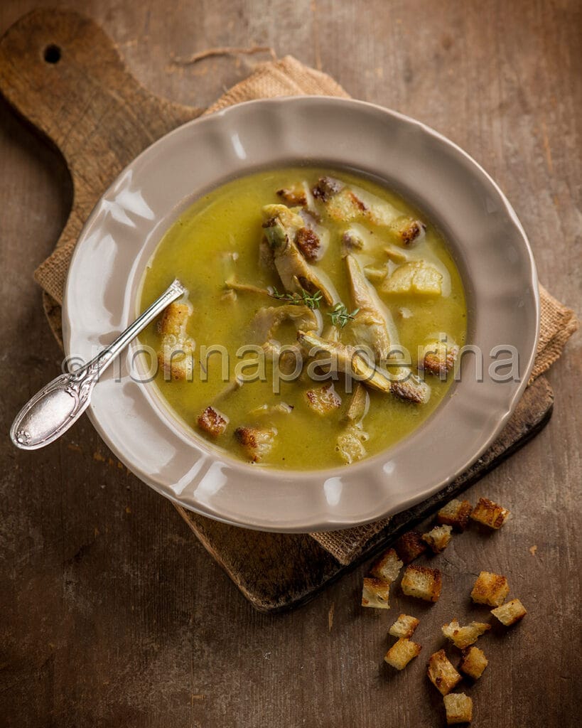 Zuppa di carciofi Zuppa di carciofi
