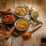 Curry, the different varieties and combinations in the kitchen Curry, the different varieties and combinations in the kitchen