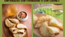 Empanadas con formaggio o carne, un panzerotto sudamericano Empanadas con formaggio o carne, un panzerotto sudamericano