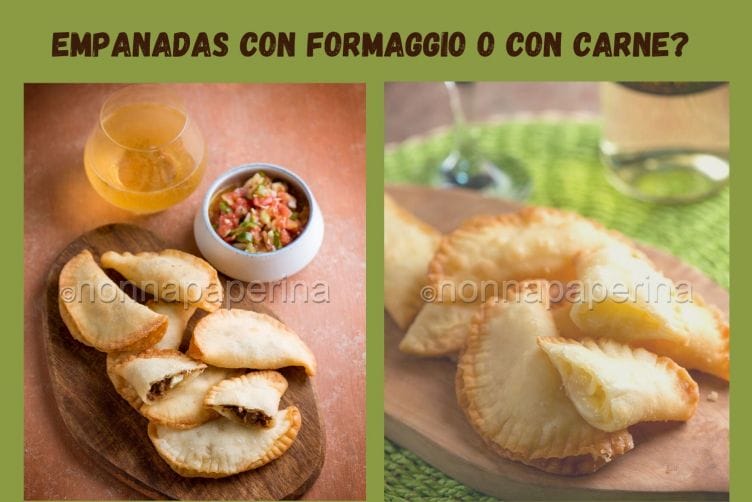 Empanadas con formaggio o carne, un panzerotto sudamericano empanadas