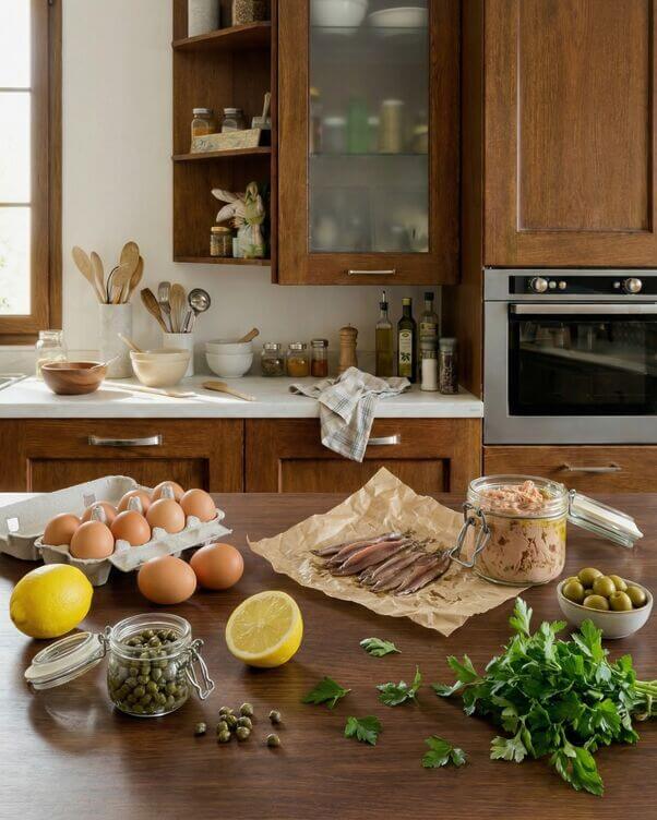 uova sode ripiene alla piemontese ingredienti uova ripiene alla piemontese 3