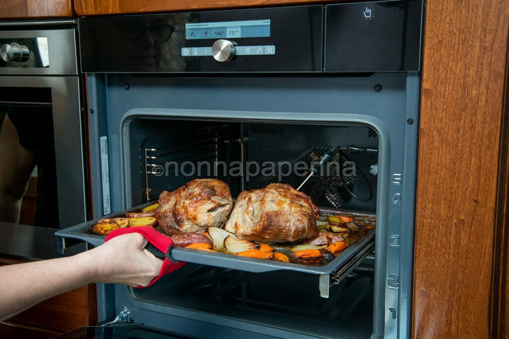 Arrosto di maiale con verdure