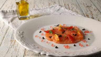 Carpaccio di salmone