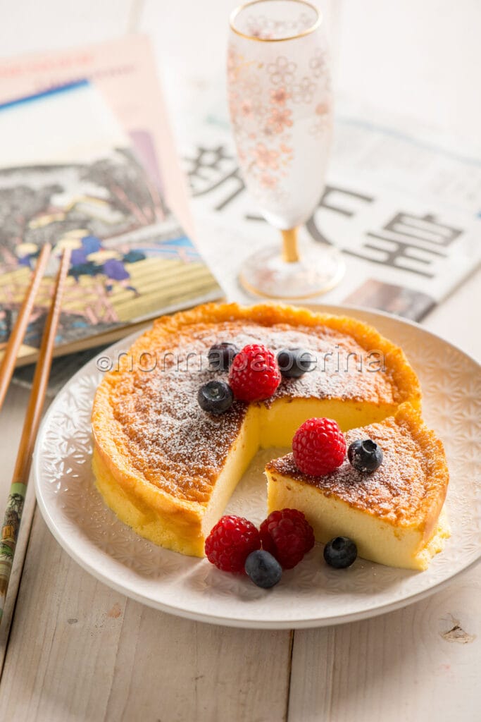 Cheesecake al forno senza base Cheesecake al forno senza base