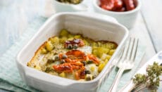 Filetto di rombo con pistacchi
