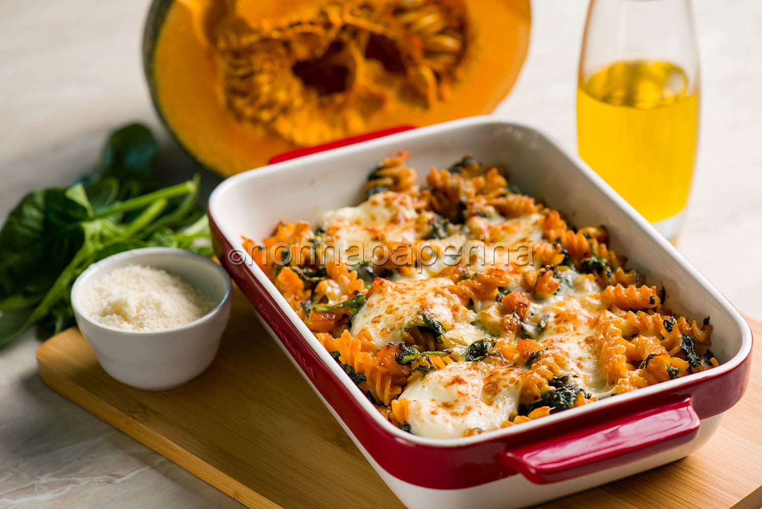 Fusilli di lenticchie gratinati