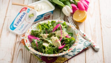 Insalata con tulipani