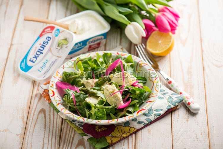 Insalata con tulipani, un gustoso contorno floreale Insalata con tulipani