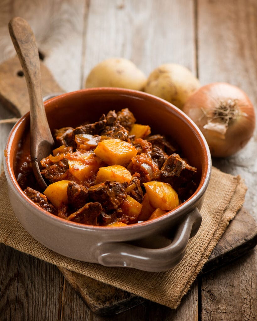 Polmone di vitello con patate