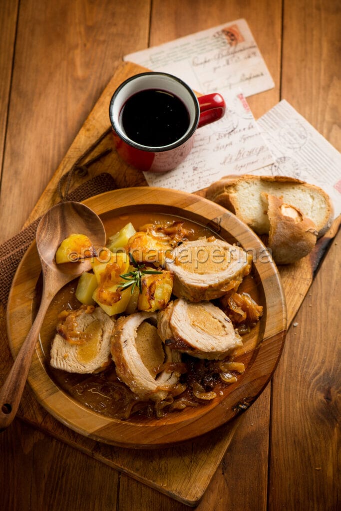 Punta di vitello farcita al forno Punta di vitello farcita al forno