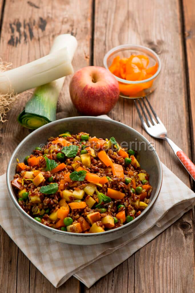 Riso saltato con mele annurca