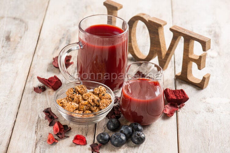 succo di mirtilli