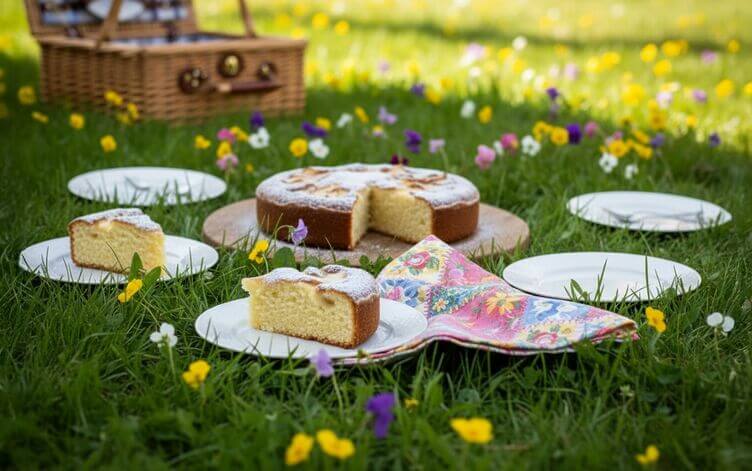 fetta di torta di mele senza per la merenda senza glutine, senza lattosio e senza nichel pic nic torta di mele senza per la merenda senza glutine, senza lattosio e senza nichel pic nic